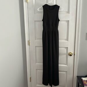 Black Sleeveless Jumpsuit